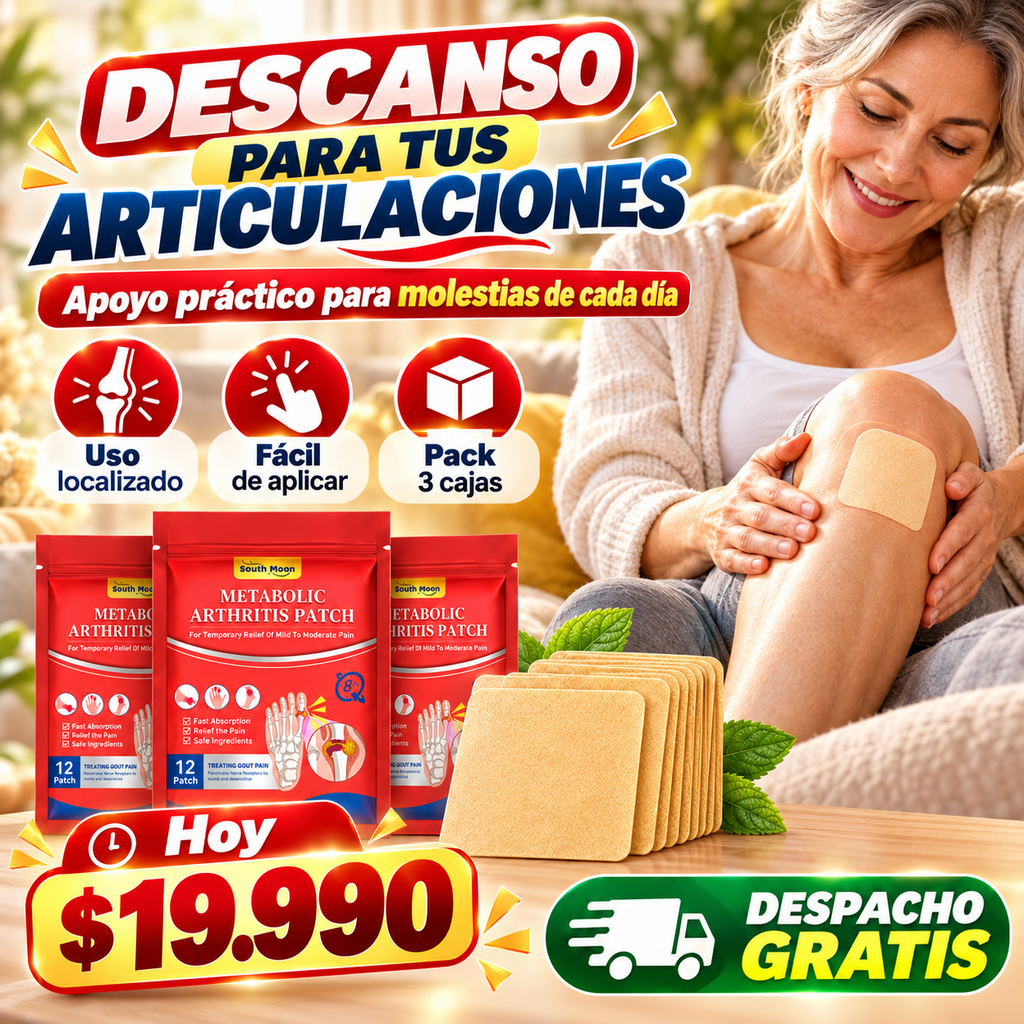 FIOREL Flex · 36 Parches para Molestias Articulares · Pack 3 Cajas