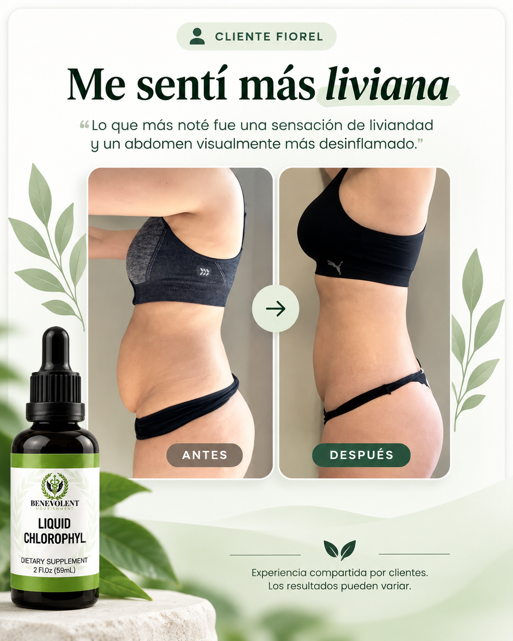 Clorofila Líquida Benevolent 60 ml