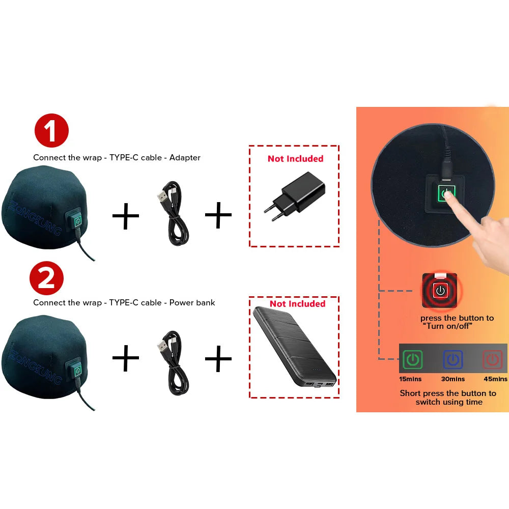 FIOREL Hair · Gorra de Fototerapia LED